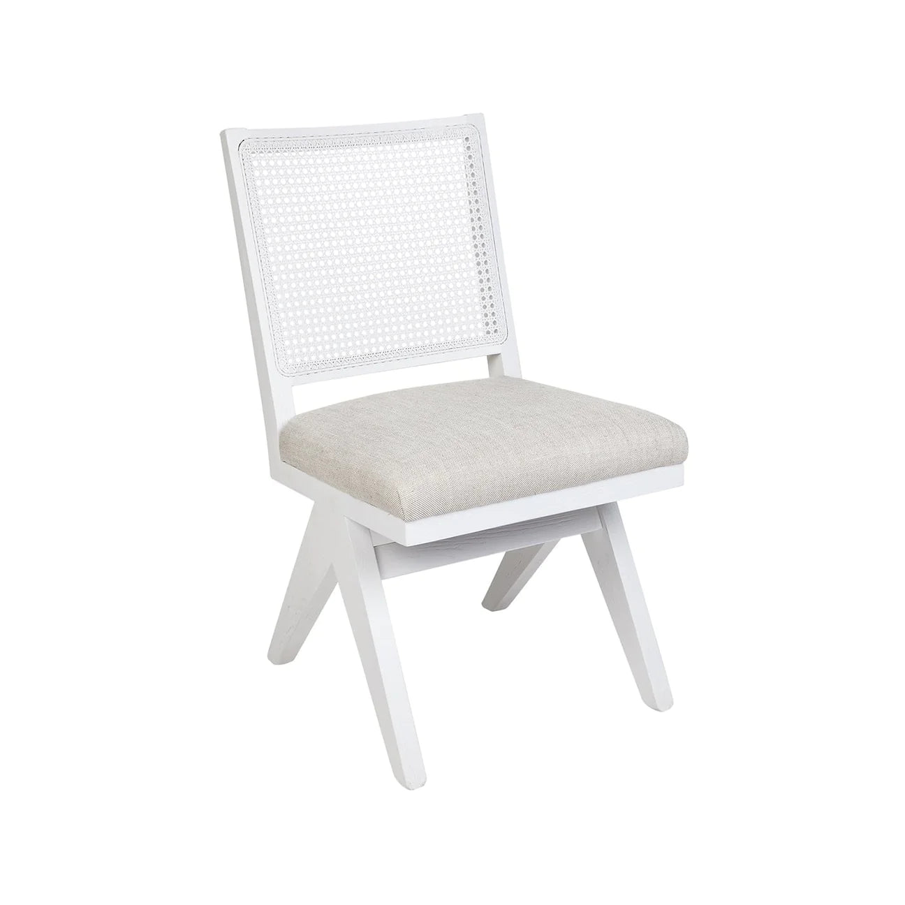 The Imperial Rattan White Dining Chair