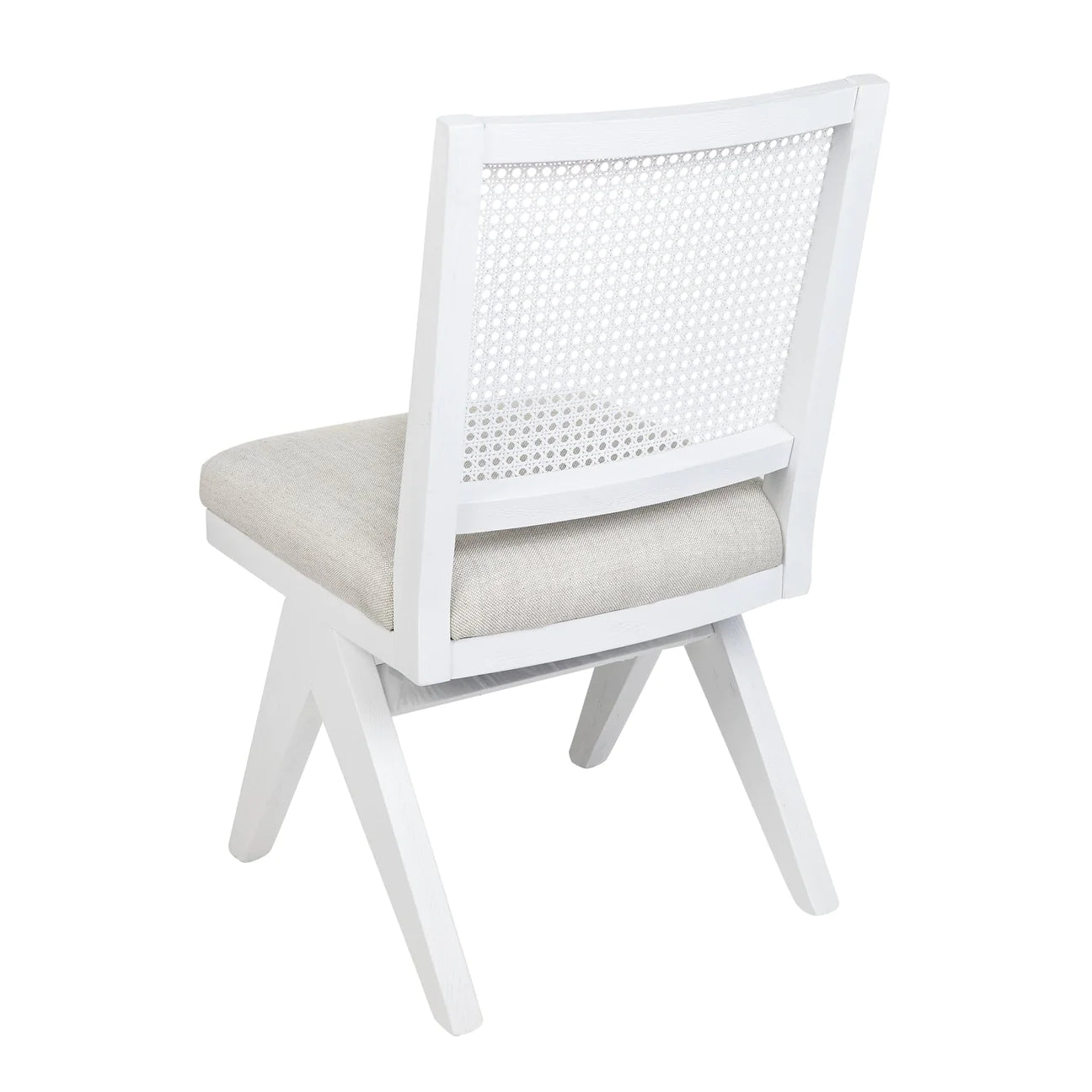 The Imperial Rattan White Dining Chair