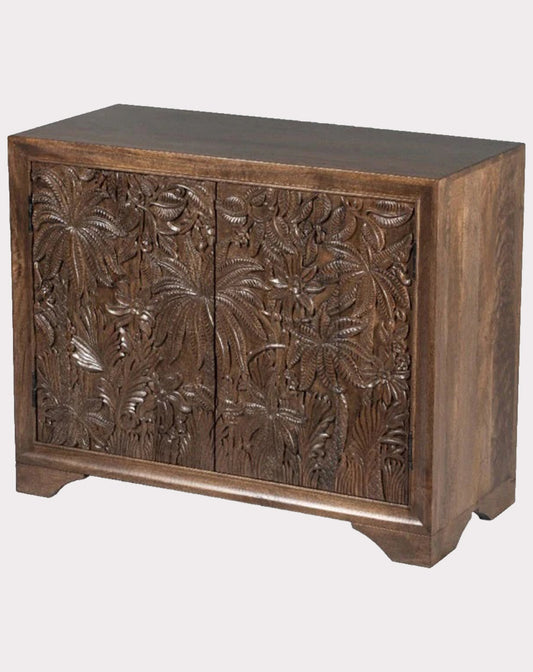 Capri Hand Carved Cabinet