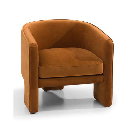 Koko Occasional Chair - Caramel Velvet