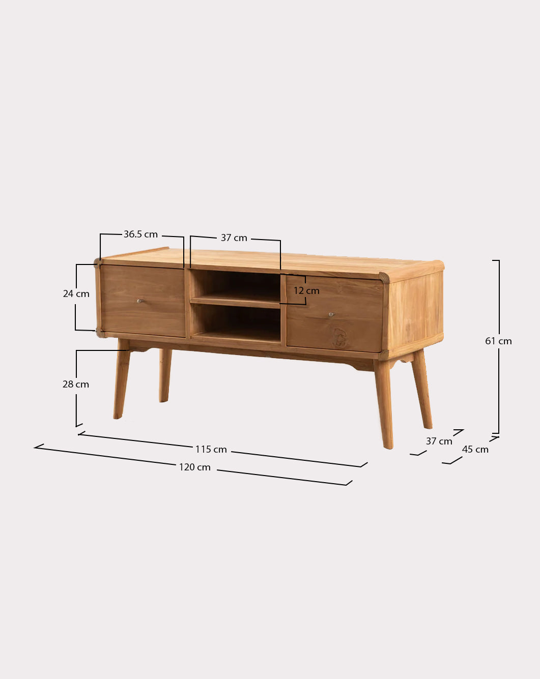 Wooden T.V Unit 7