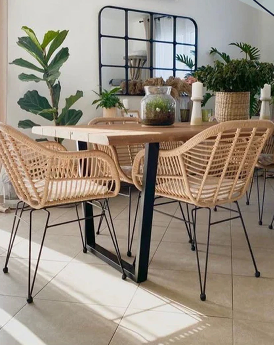 Wicker Dining Table 2