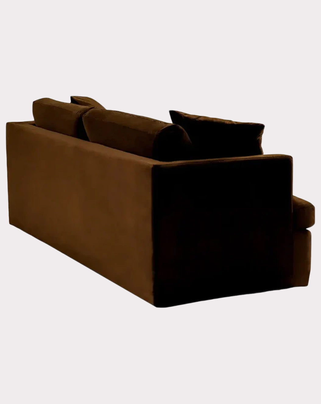 Burleigh 3 Seater Slip Brown Cover Sofa