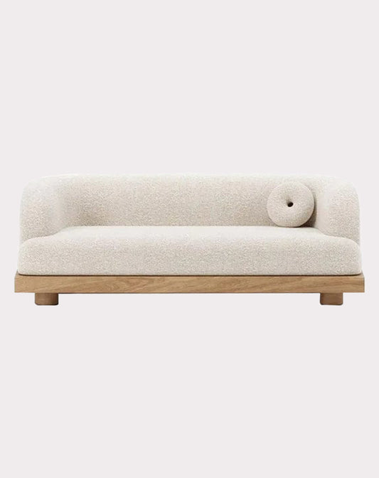 Stoneage line curved sofa
