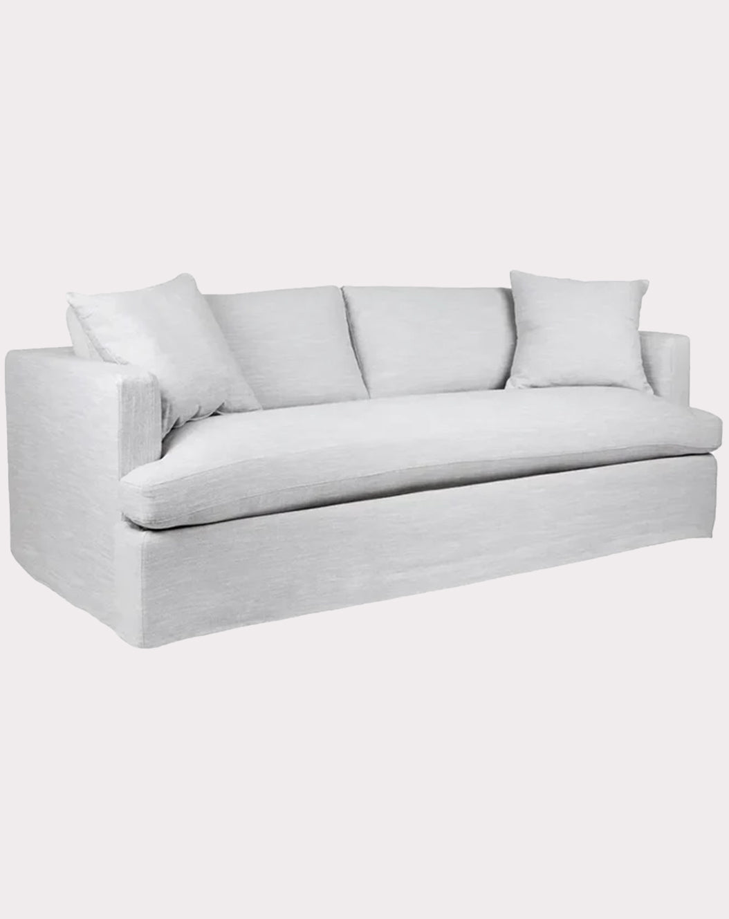 Burleigh 3 Seater Slip White Cover Sofa