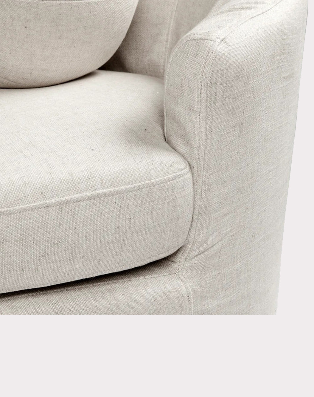 Elle 3-Seater Slip Cover Sofa